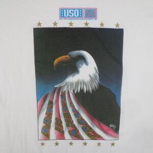 VTG USO 1941-1991 50th Anniversary Years Service T Shirt‎ XL White Single Stitch